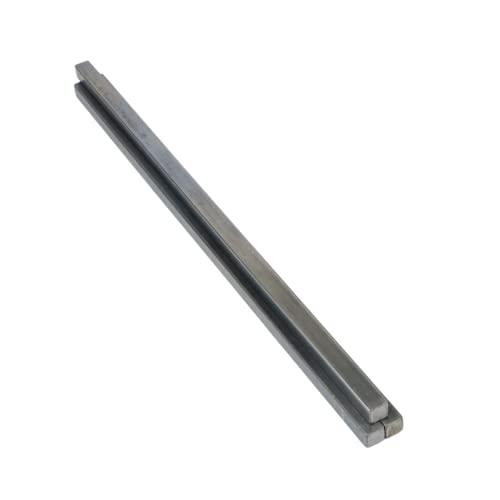 3/16 Key Stock, Square Steel Bar Stock, for 3/16 Keyway, 3/16" x 3/16" x 12", Undersized Cold-Drawn Steel Bars, Plain Finish, (Pack of 3) -