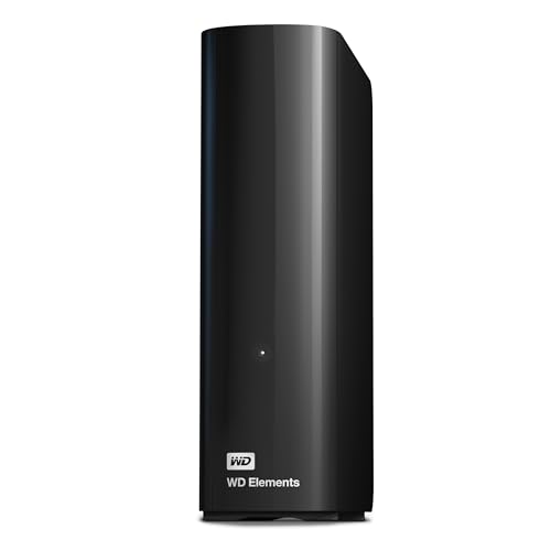 WD Elements 24TB Desktop Storage - USB 3.0 Compatible - Additional Storage for Photos, Music, Videos and All Other Files - Shockproof - Mechanical Hard Drive - Black - Demo Store