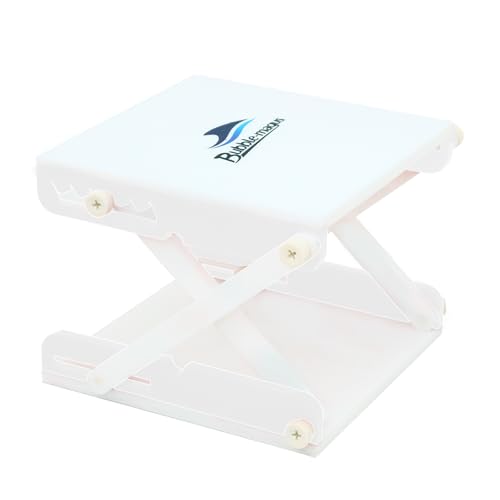 Bubble Magus Multi Function Stand, Skimmer Stand, Acrylic Bracket, Adjustable Height Skimmer Stand Protein Skimmer Accessories for Saltwater Fish Tanks (White) -