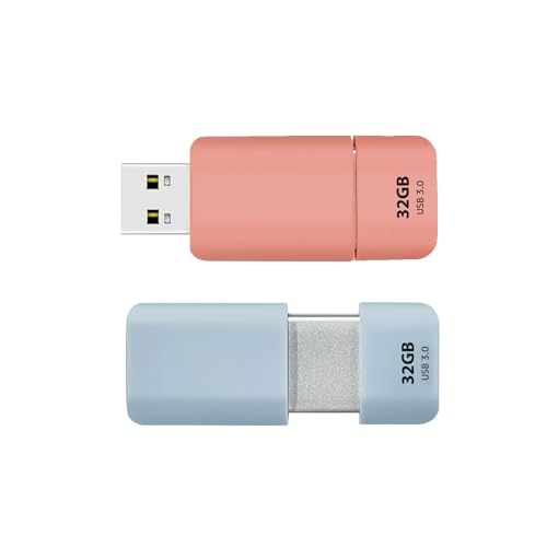 GIGASTONE 32GB Flash Drive (2 Pack) Z60NB USB 3.2 Gen 1, Ultra Fast, Retractable Capless Slider Design, Data Storage, Backup for PC/Mac/TV/Car Audio, USB 2.0/3.0/3.1 Compatible (Random Color) - Demo Store