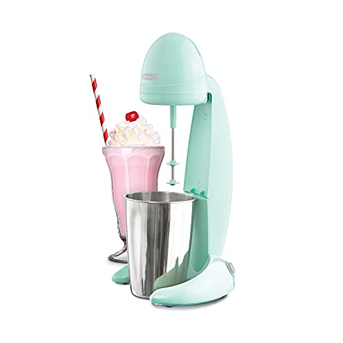 Dash Retro Milkshake Maker for Malts, Soda Fountain Drinks, Protein Shakes, Whipping Omelets and Pancake Batter, 2-Speed Settings + Pulse, Recipe Guide Included, 24oz -