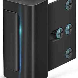 Home Security Door Reinforcement Lock - Child Proof High Security Door Lock Front Door Locks for Kids Safety Withstand 800 lbs Top Door Latch Lock Flip Door Guardian for Inward Swinging Inside Door -