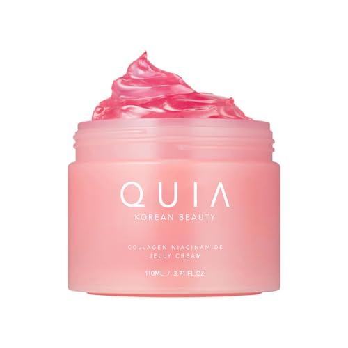 QUIA Collagen Jelly Cream – Intense Hydration – Firms, Smooths & Restores Barrier – Lightweight, Fast-Absorbing & Non-Greasy for Glass Skin– 50ml -