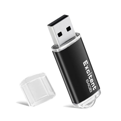 Flash Drive 64GB for Computer/Laptop,USB 2.0 Memory Stick with Led Indicator, Thumb Drives High Speed USB Stick,Photo Stick External Storage for PC(Black - Demo Store