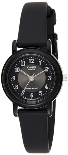 Casio LQ139A-1B3 Series | Watches for Women | Classic Analog Watch | Black | Water Resistant | Easy to Read Display | Lightweight & Comfortable | 3-Hand Analog | Accurate Timekeeping | 3 Year Battery -