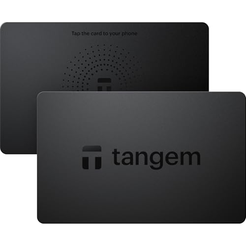 TANGEM Wallet Pack of 2 - Secure Crypto Wallet - Trusted Cold Storage for Bitcoin, Ethereum, NFT's & More Coins - 100% Offline Hardware Wallet - Demo Store