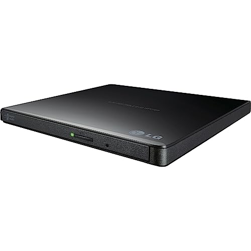 LG GP65NB60 8X USB 2.0 Super Multi Ultra Slim Portable DVD Writer Drive +/-RW External Drive with M-DISC Support - Black - Demo Store