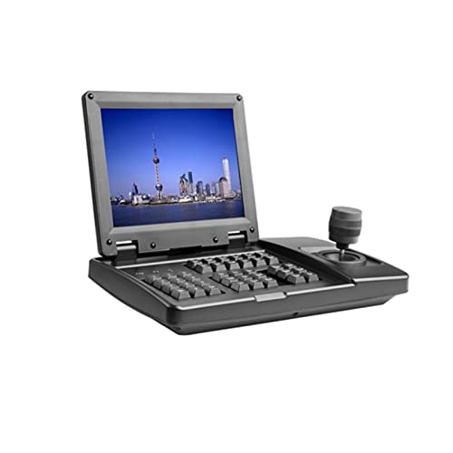 8 Inch HD TFT LCD Screen 3- HDSDI Visual Keyboard Controller with HD-SDI CVBS Output for Security Conference Camera System for Business Meetings -