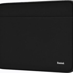 Laptop Case Sleeve 15.6 inch, Shockproof Protective Notebook Case with Accessory Pocket, Briefcase Carrying Laptop Cover for 15.6" HP, ASUS, Dell, Lenovo, Acer, Black – AmaSync Store