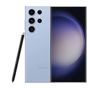 SAMSUNG Galaxy S23 Ultra 5G SM-918U1 Single Sim + Esim US Version 12GB Ram 1TB Storage Factory Unlocked (Sky Blue) – AmaSync Store