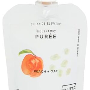 White Leaf Provisions Organic Peach & Oat Baby Food, 3.17 OZ – AmaSync Store
