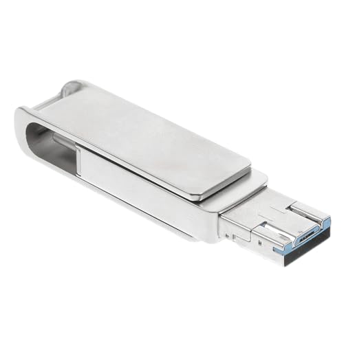 SEWACC Type C Alloy Rotating USB Flash Drive High Speed USB U Disk for Laptops Devices with Type Durable Stable Data Storage - Demo Store