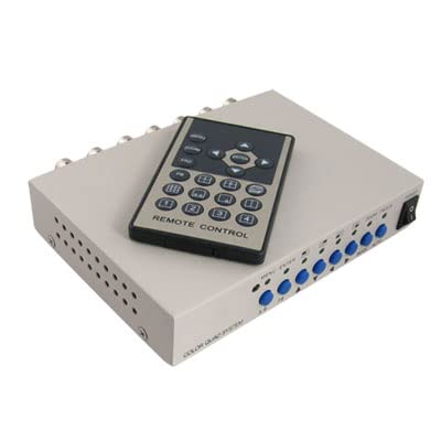 Ruilogod CCTV Color Quad Security Video 4 Channel Processor Divider (id: 80d 175 b2b 3c7 657 -