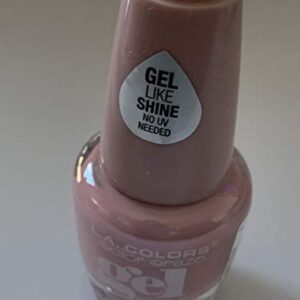 L.A. COLORS Nude Gel Polish, Dusty Rose CNL413 -