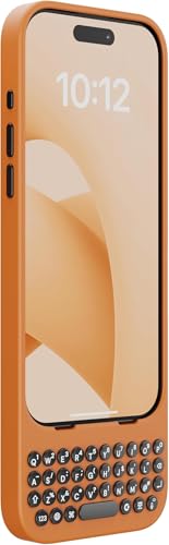 Clicks Keyboard for iPhone 16 Pro – Keyboard Case for Premium Typing Experience – Faster, Accurate Typing, Charge as Normal – Spice – AmaSync Store