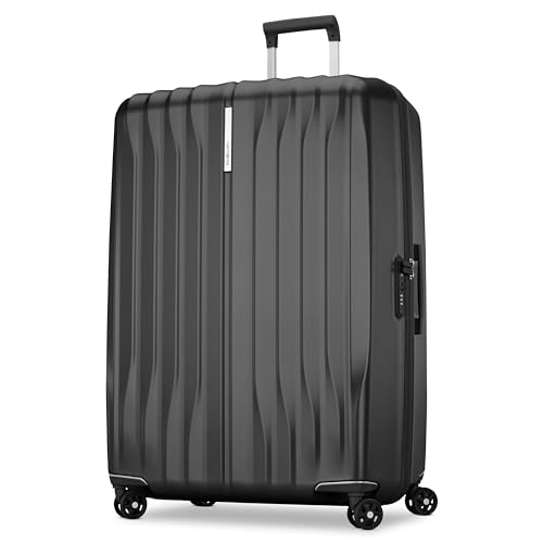 Samsonite UpLIFT 31" Lightweight Hardside X-Large Checked Luggage with Spinner Wheels - Expandable Luggage - Airline-Approved, Polycarbonate Hard Suitcase for Ultra Lightweight Travel - Phantom Black -