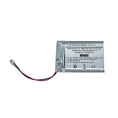 STARTONG 1800mAh 3.7V Battery Compatible with Son y Playstation 4 PS4 Dualshock 4 Wireless Controller CUH-ZCT2, CUH-ZCT2U, New 2016 Version, USN-903450PC-PS4 -