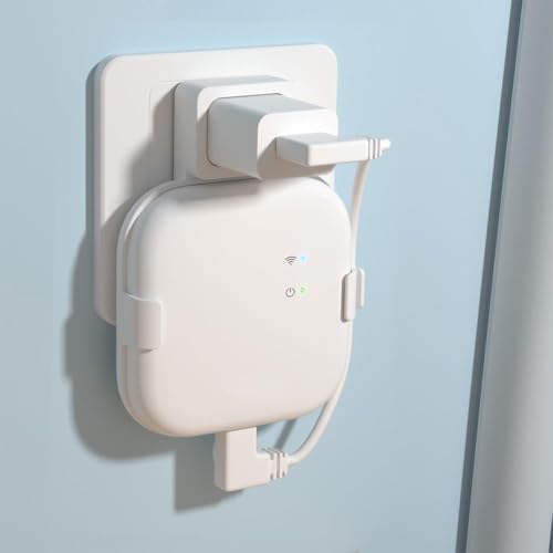 DTREELS Outlet Wall Mount for Blink Sync Module, Short Cable Save Space and Easy Move Mount Bracket Holder for Blink Outdoor Indoor Home Security Camera, No Messy Wires or Screw -