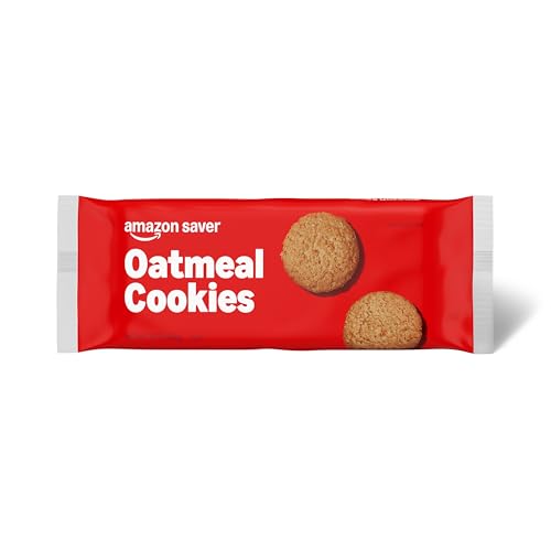 Amazon Saver, Crispy Oatmeal Cookies, 12 ounce (Previously Happy Belly, Packaging May Vary) -