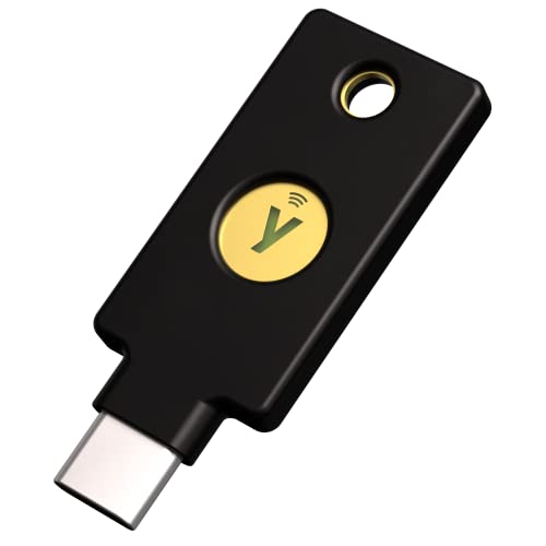 Yubico - YubiKey 5C NFC - Two-Factor authentication (2FA) Security Key, Connect via USB-C or NFC, FIDO Certified - Protect Your Online Accounts - Demo Store