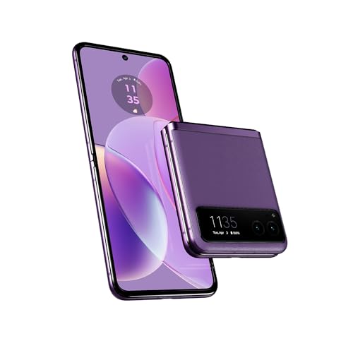 Motorola razr | 2023 | Unlocked | Made for US 8/128 | 32MP Camera | Summer Lilac, 73.95 x 170.82 x 7.35mm – AmaSync Store