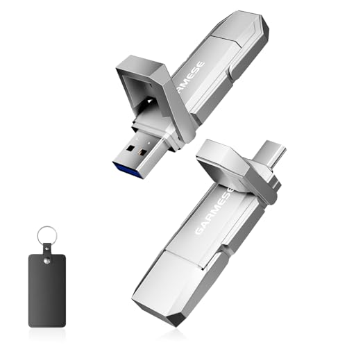 GARMESE 256GB USB C Flash Drive Up to 450MB/s USB 3.2 Solid State Thumb Drive Type-A + Type-C 2-in-1 Flash Drive Memory Stick Data Storage Compatible with Smartphone Tablet Computer Game Console - Demo Store