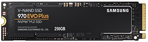 SAMSUNG 970 EVO Plus SSD 250GB NVMe M.2 Internal Solid State Drive with V-NAND Technology, Storage and Memory Expansion for Gaming, Graphics w/ Heat Control, Max Speed, MZ-V7S250B/AM – AmaSync Store