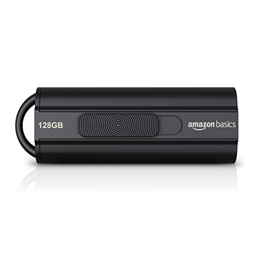 Amazon Basics 128 GB Ultra Fast USB 3.1 Flash Drive, Black - Demo Store