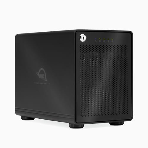 OWC 64TB ThunderBay RAID 5 4-Drive HDD External Storage Solution with Dual Thunderbolt 3 Ports - Demo Store