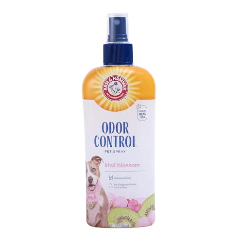 Arm & Hammer for Pets Super Deodorizing Spray for Dogs | Best Odor Eliminating Spray for All Dogs & Puppies | Fresh Kiwi Blossom Scent That Smells Great, 8 Ounces -