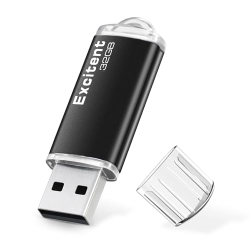 32GB USB Flash Drive,USB 2.0 Stick with Keyhole,USB Thumb Drive,Stick Jump Drive,External Data Storage Memory Stick Compatible with Computer/Laptop（Black） - Demo Store
