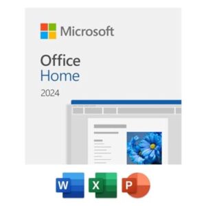 Microsoft Office Home 2024 | One time purchase, 1 Device | Windows 10/11, Mac – Key Card – AmaSync Store