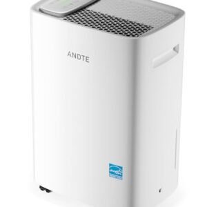 52 Pints Energy Star Dehumidifier for Basement, 4500 Sq.Ft Home Dehumidifier Large Room Dehumidifiers with Drain Hose for Bathroom Living room, Smart Humidity Control, Touch Control Panel -
