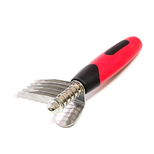 RYAN'S PET SUPPLIES Paw Brothers 6-Blade Mini Dematting Tool for Dog Grooming, Professional Grade, Stainless Steel Blades, Comfort Grip, Gentle on Skin -