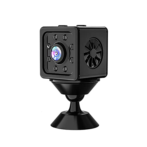 Small HD WiFi Security Camera, 1080P Home Wireless Surveillance Camera, Small Smart Camera with Motion Detection,Night Vision,Remote Viewing for Security with Phone APP (Black) -