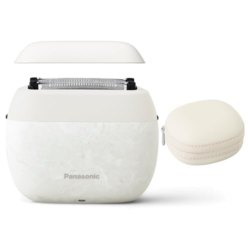 Panasonic ARC5 Palm-Sized Foil Shaver for Men, Powerful Travel Electric Razor, USB-C Charge Wet/Dry, Easy Clean Luxury Japanese 5-Blade, Smooth & Precise Cut w/Smart Sensor (Natural Sea Stone) -