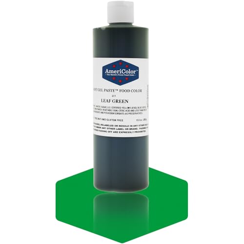 Americolor Soft Gel Paste Food Color, 13.5-Ounce, Leaf Green -