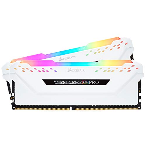 Corsair Vengeance RGB Pro 16GB (2x8GB) DDR4 3600 (PC4-28800) C18 Desktop memory – White – AmaSync Store