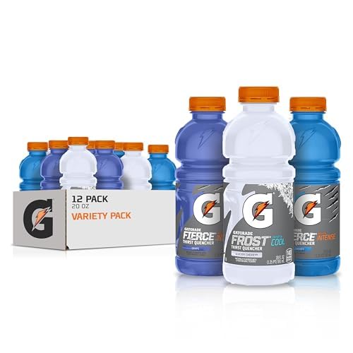 Gatorade Original Thirst Quencher Fierce Variety Pack, 20 Oz, Pack Of 12 -