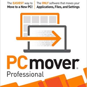 Laplink PCmover Professional | Instant Download | Single Use License | Moves Applications, Files, and Settings to Your New PC – AmaSync Store
