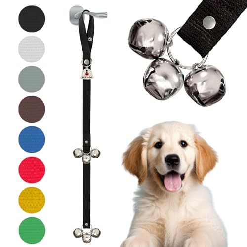 Caldwell's Pet Supply Co. Dog Potty Bells, Dog Door Bell, Bells to Go Outside, Potty Training Bell, Dogs Doorbell, Dogs Potty Doorbell, Ring to Go Pee, All Breed Puppy Training Tool -