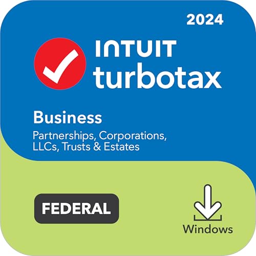 TurboTax Business 2024 Tax Software, Federal Tax Return [PC Download] – AmaSync Store