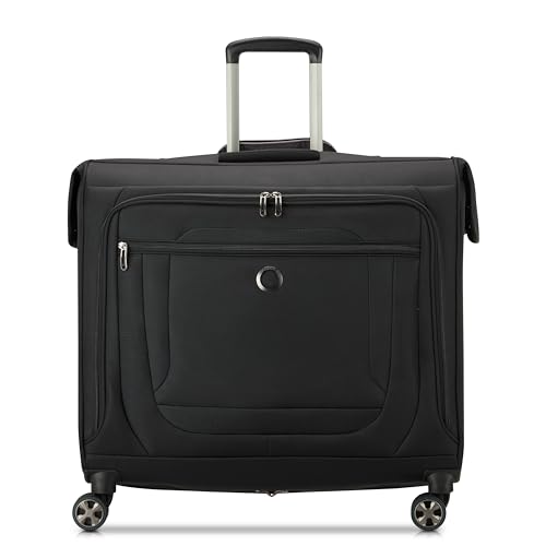 DELSEY PARIS Helium DLX Rolling Garment Bag with Spinner Wheels, Black -
