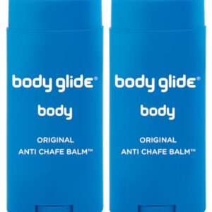 Body Glide Original Anti Chafe Balm | Anti Chafing Stick | Prevent Arm, Chest, Butt, Thigh, Ball Chafing & Irritation | Trusted Skin Protection Since 1996 |2.5oz-2pk -