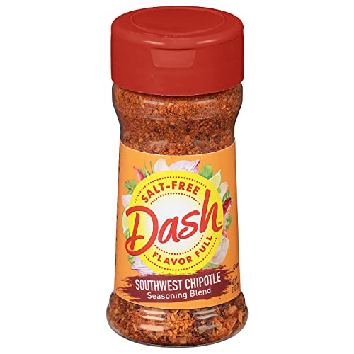 Dash Salt-Free Seasoning Blend, Southwest Chipotle, 2.5 Ounce (Pack of 8) -