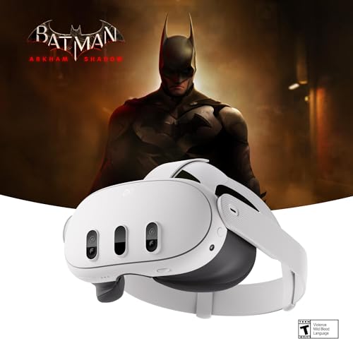 Meta Quest 3 512GB — Ultimate Mixed Reality Experiences — Get Batman: Arkham Shadow and a 3-Month Trial of Meta Horizon+ Included -