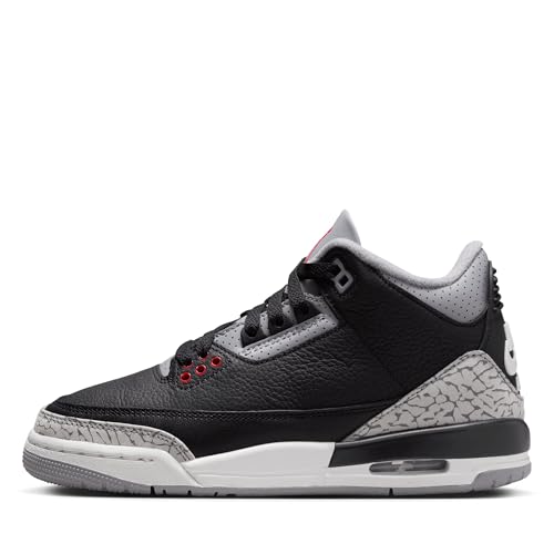 Jordan Big Kid's 3 Retro 'Black Cement' (DM0967 010) - Size 4.5y -