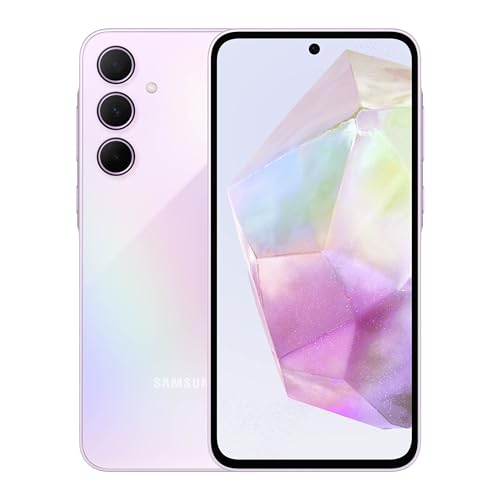 SAMSUNG Galaxy A35 5G A Series Cell Phone, 128GB Unlocked Android Smartphone, AMOLED Display, Advanced Triple Camera System, Expandable Storage, Rugged Design, US Version, 2024, Awesome Lilac – AmaSync Store