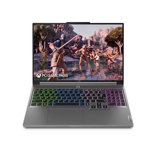 Lenovo Legion 5i Gaming Laptop – NVIDIA GeForce RTX 4070 8G – 16” WQXGA Display – Intel Core i7-14650HX – 32GB RAM – 512GB SSD – Windows 11 Home – Luna Grey – AmaSync Store