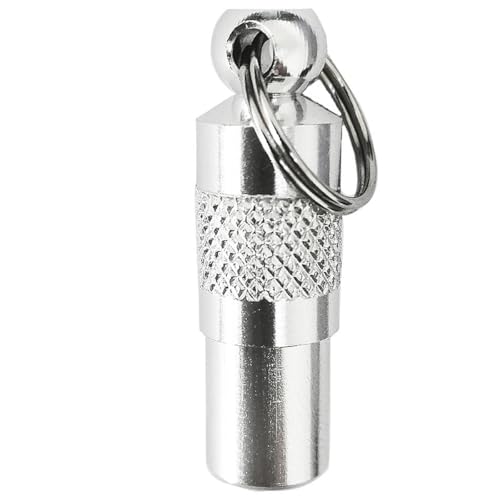 Durable Pet Dog Cat Id Tags Address Name Label Barrel Tube Anti Lost Pet Collar Supply Silvery Pet Supplies -